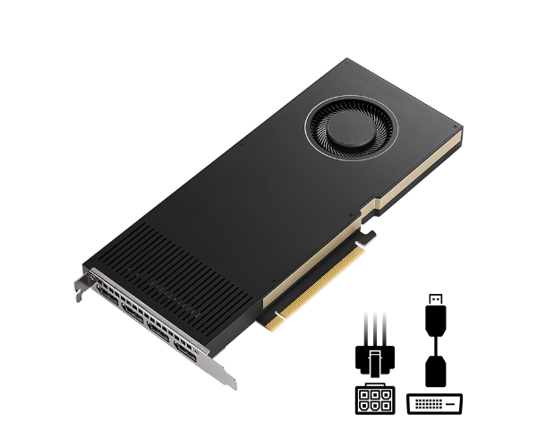 כרטיס מסך משומש Nvidia Quadro Ampere RTX A4000 16GB