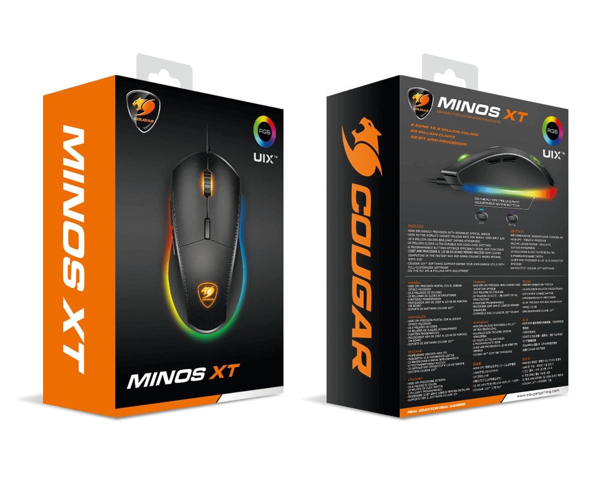 עכבר גיימינג Cougar MINOS XT