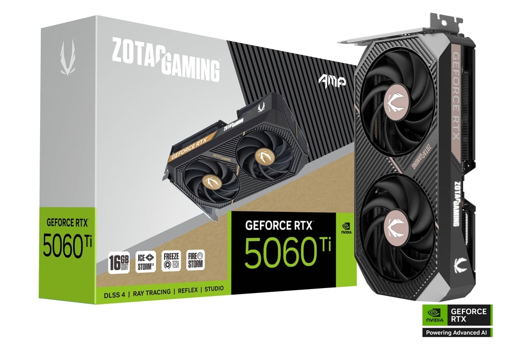 כרטיס מסך Zotac GeForce RTX 5060 Ti 16G AMP