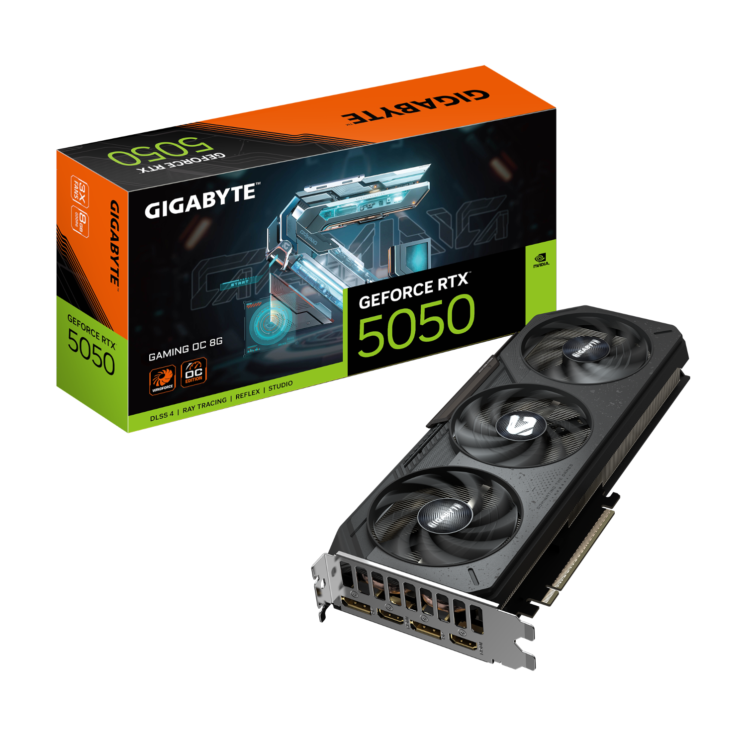 כרטיס מסך Gigabyte GeForce RTX 5050 Gaming OC 8GB