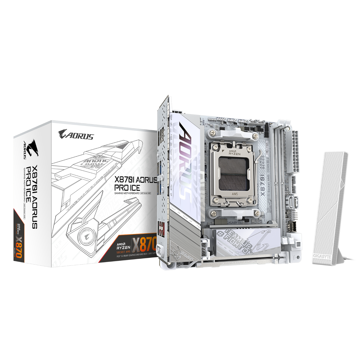 לוח אם GIGABYTE X870I AORUS PRO ICE MINI-ITX