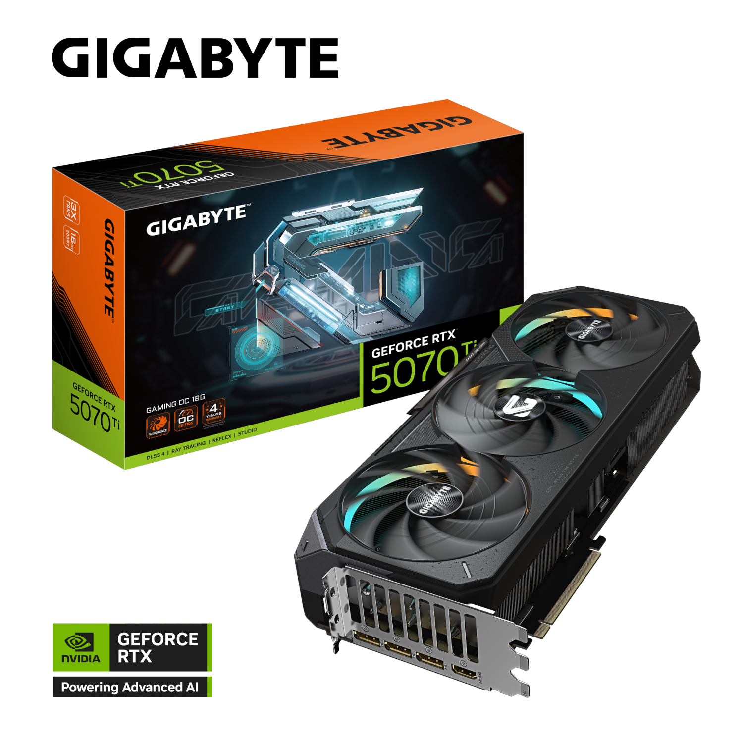 כרטיס מסך Gigabyte GeForce RTX 5070 Ti 16GB Gaming OC SFF