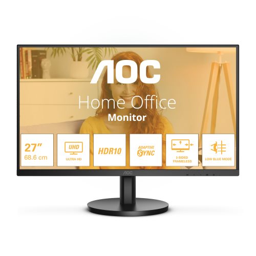 מסך AOC U27B3M 27'' VA 4K-UHD HDR 3Y-OS