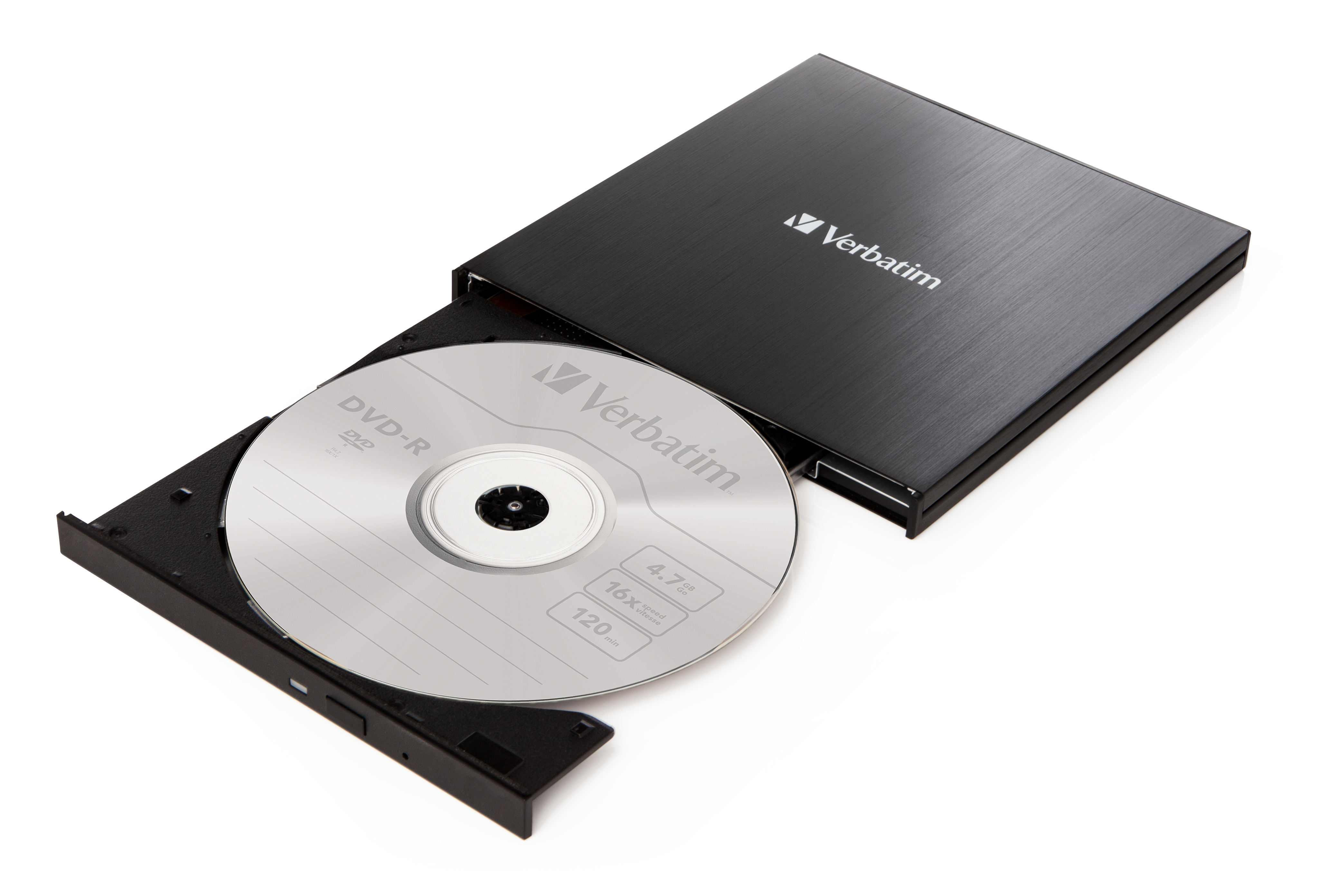 כונן דיסקים חיצוני Verbatim SlimLine CD/DVD USB3.2 Gen1/USB-C