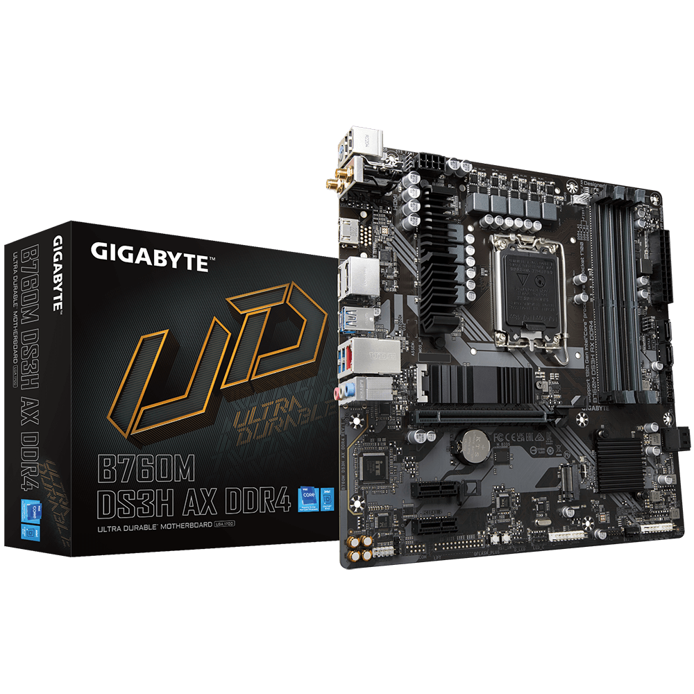 לוח אם Gigabyte B760M DS3H AX DDR4