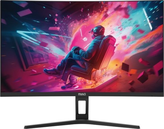 מסך גיימינג קעור MAG 27'' FHD VA 240Hz 1MS SPK 3Y-OS