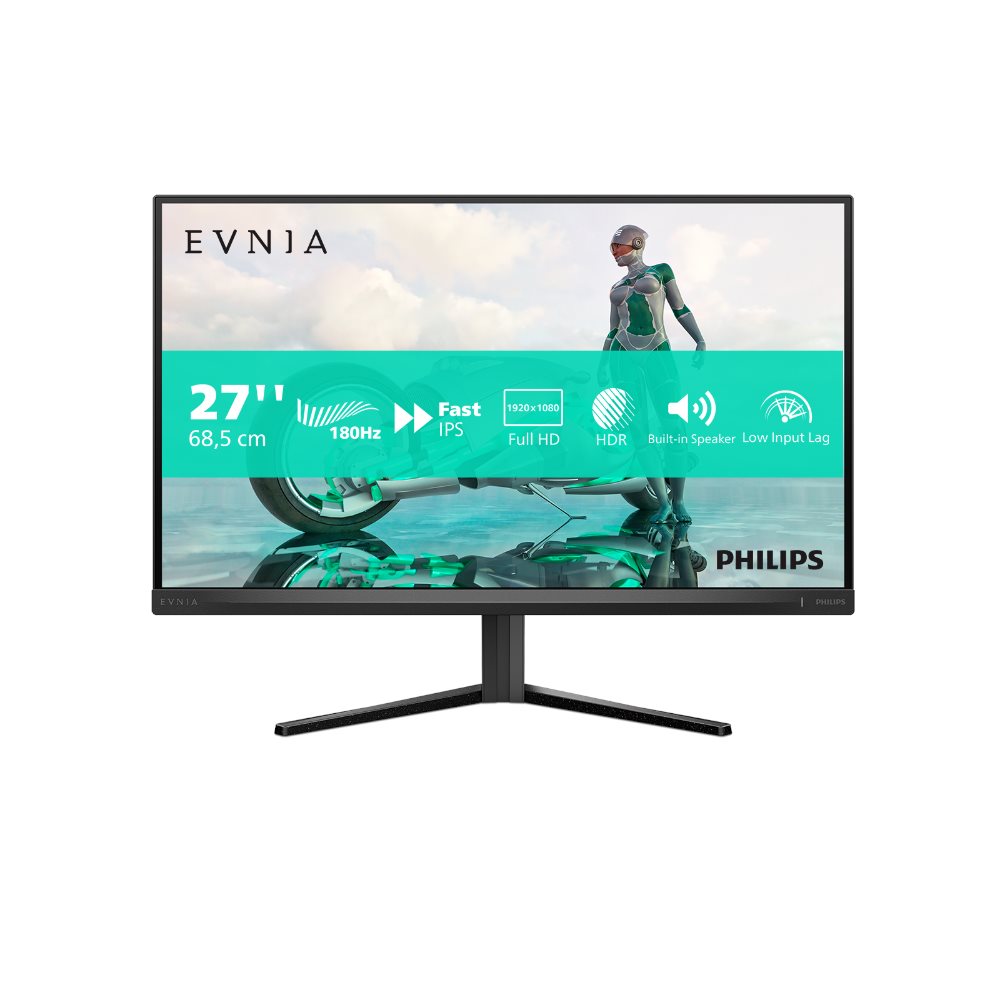 מסך גיימינג Philips Evnia 27M2N3200S 27'' FHD IPS 180Hz 0.5MS 3Y-OS