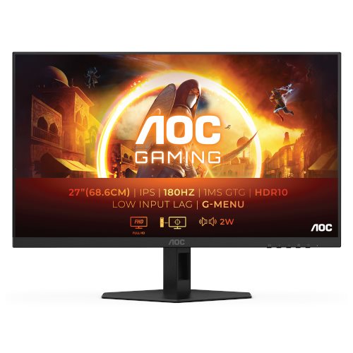 מסך גיימינג AOC 27G4XE 27'' FHD IPS 180Hz 0.5MS 3Y-OS