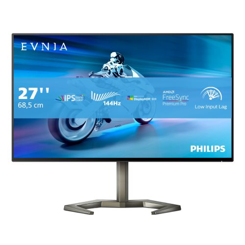 מסך גיימינג Philips Evnia 27M1F5800 27'' 4K-UHD IPS 144Hz 1MS 3Y-OS