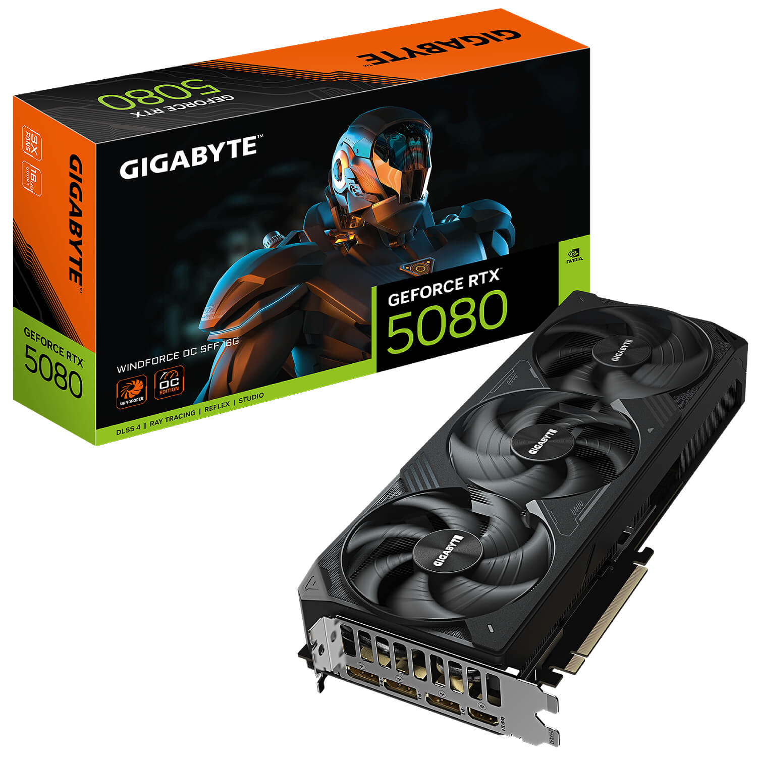 כרטיס מסך Gigabyte GeForce RTX 5080 16GB WindForce SFF OC