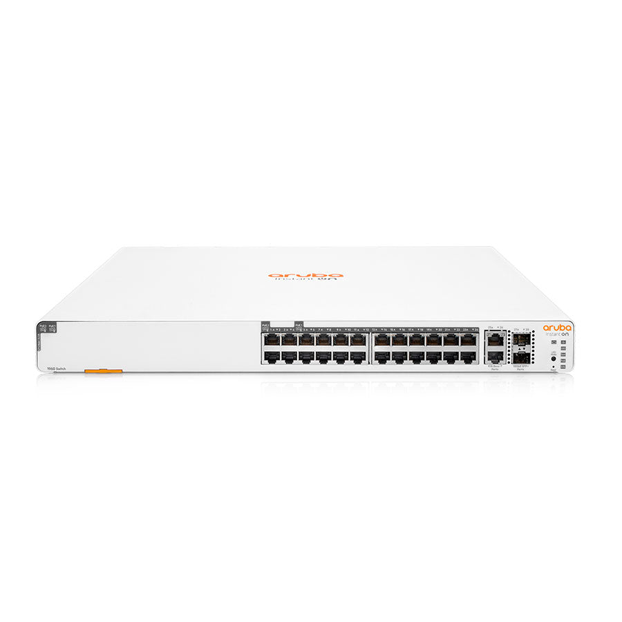 מתג מנוהל HP Aruba Instant On 1960 24G 20p CL4 4p CL6 PoE 2XGT 2SFP+ 370W Switch