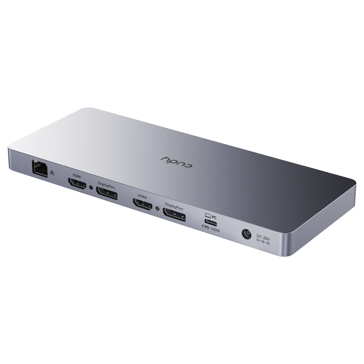 תחנת עגינה Cudy CS700 Type-C Dual 4K DP HDMI Lan