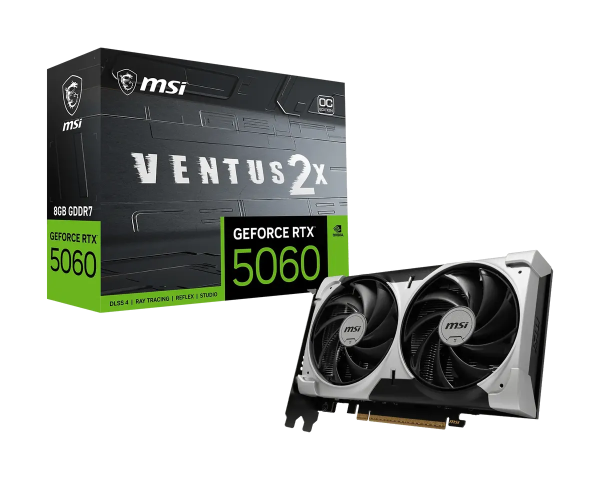 כרטיס מסך MSI GeForce RTX 5060 8G VENTUS 2X OC V1
