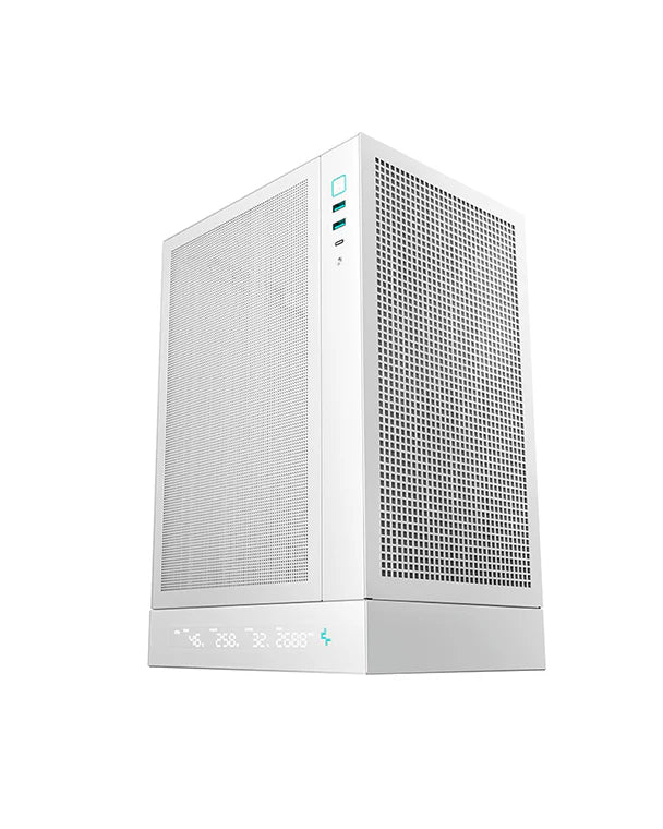 מארז לבן DeepCool CH170 Digital White