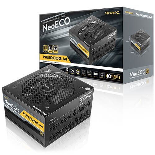 ספק כוח Antec NE1000G 1000W 80 Plus Gold Modular