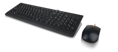 סט מקלדת ועכבר חוטי Lenovo 300 USB