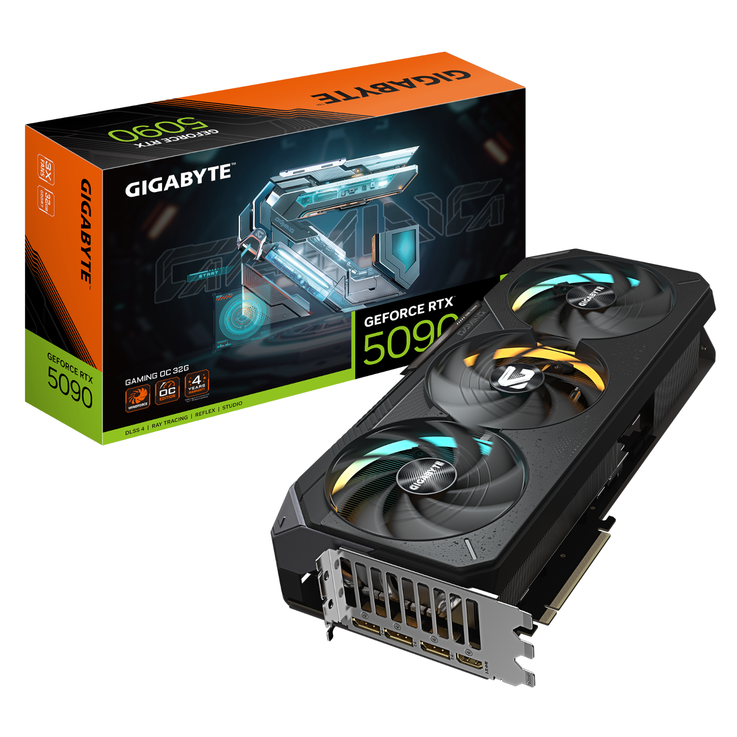 כרטיס מסך Gigabyte GeForce RTX 5090 32GB Gaming OC