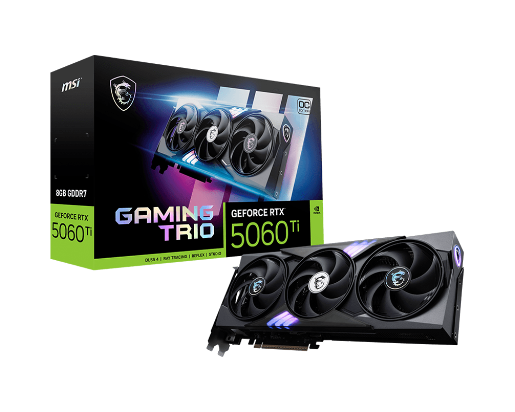 כרטיס מסך MSI GeForce RTX 5060 Ti 8G Gaming Trio OC
