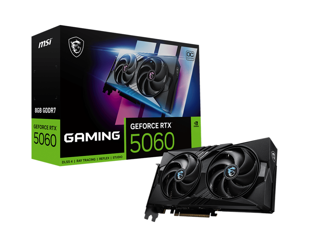 כרטיס מסך MSI GeForce RTX 5060 8G Gaming OC