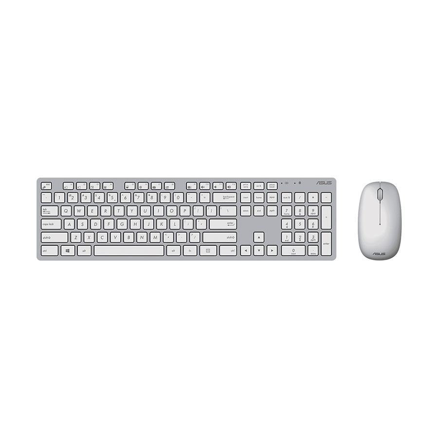 סט מקלדת ועכבר אלחוטי ASUS W500 White