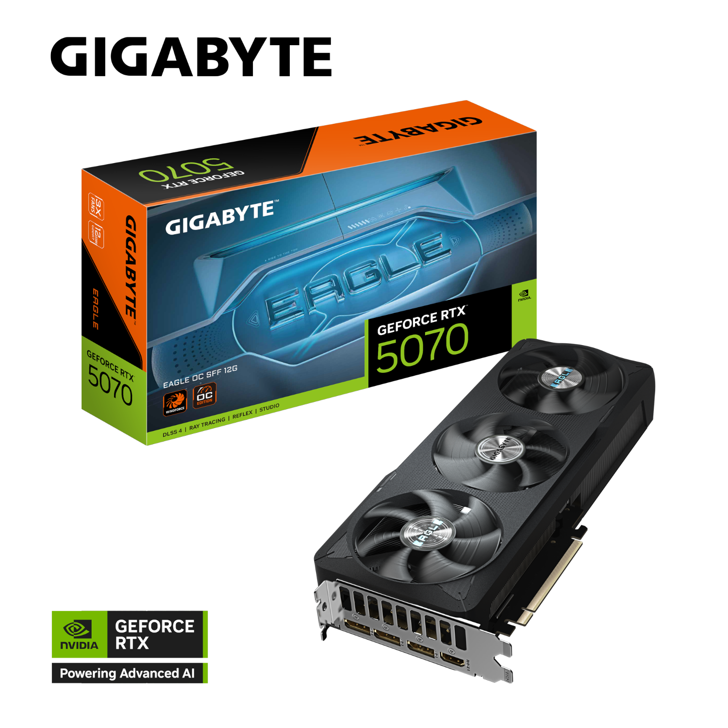 כרטיס מסך Gigabyte GeForce RTX 5070 12GB Eagle OC SFF