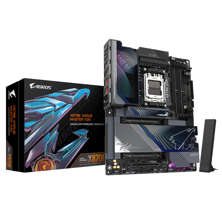 לוח אם GIGABYE X870E AORUS MASTER X3D WIFI7