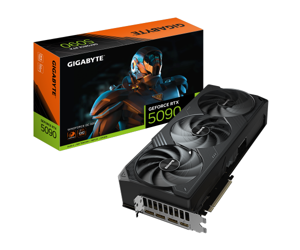 כרטיס מסך Gigabyte GeForce RTX 5090 WindForce OC 32G