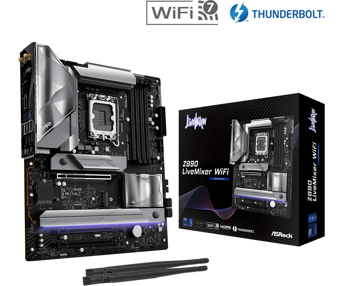 לוח אם ASRock Z890 LiveMixer WiFi