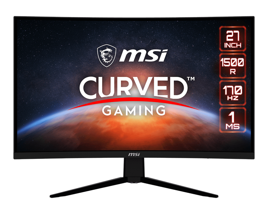 מסך גיימינג קעור MSI MAG G273CQ 27'' 2K-QHD VA 170Hz 1MS 3Y