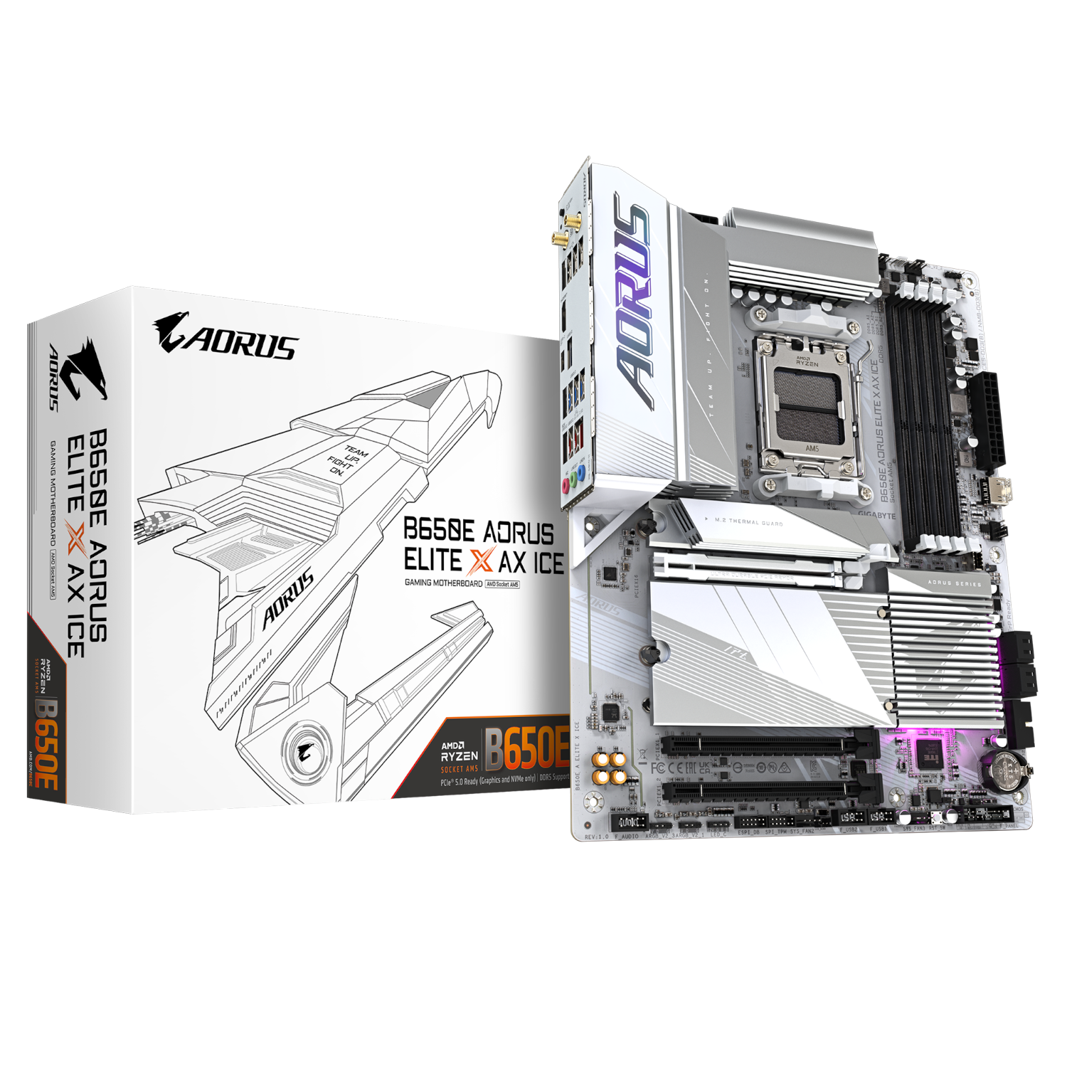 לוח אם Gigabyte B650E A ELITE X AX ICE ATX