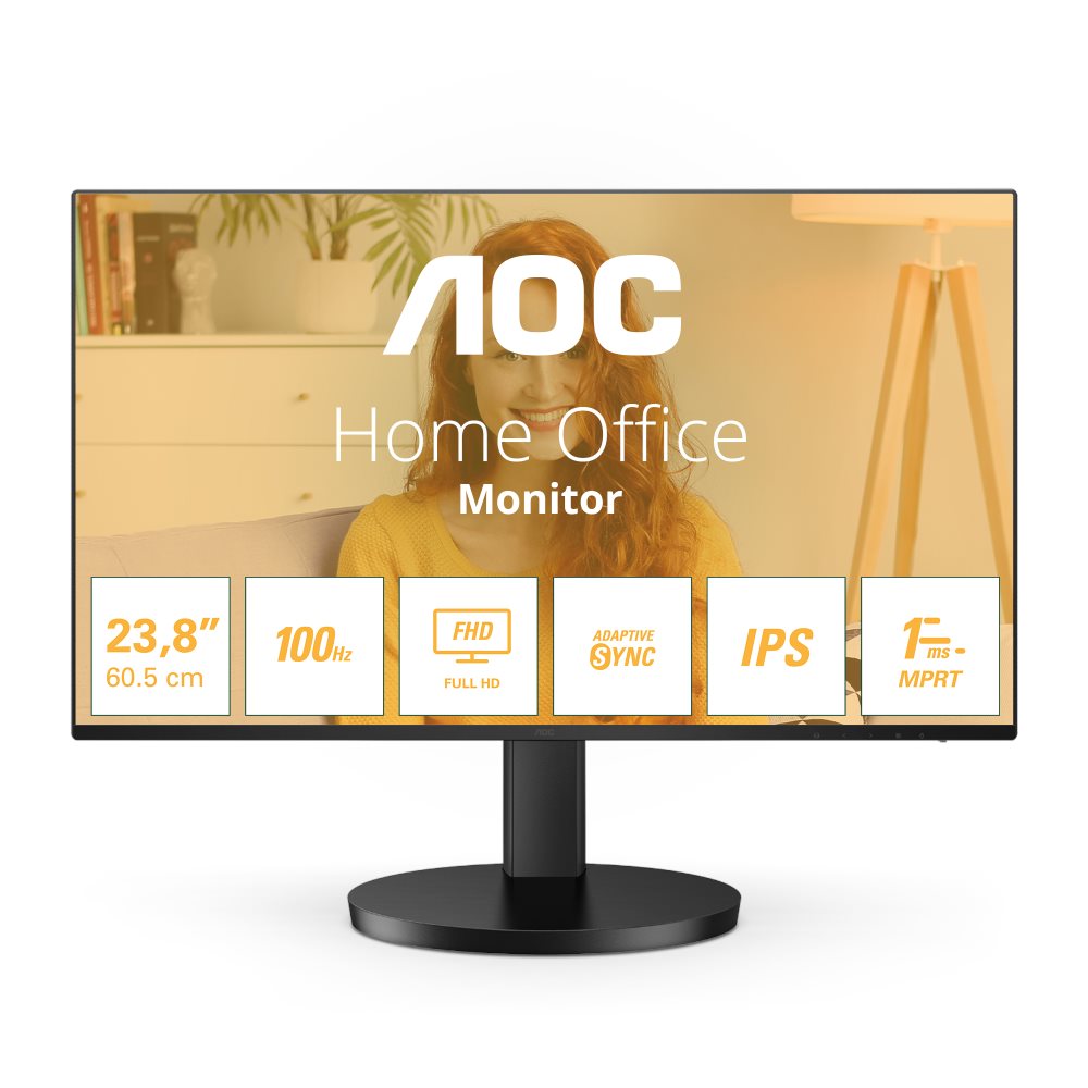 מסך AOC 24B3HA2 24'' IPS FHD 3Y-OS