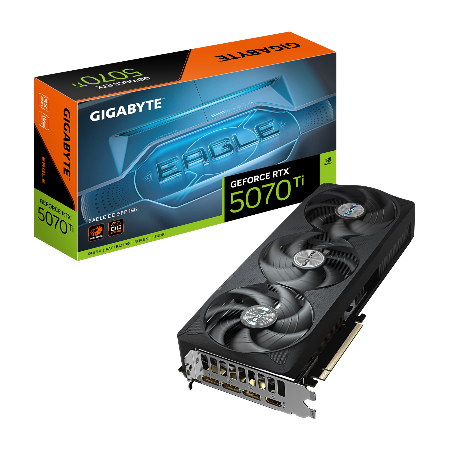 כרטיס מסך Gigabyte GeForce RTX 5070 Ti 16GB Eagle OC SFF
