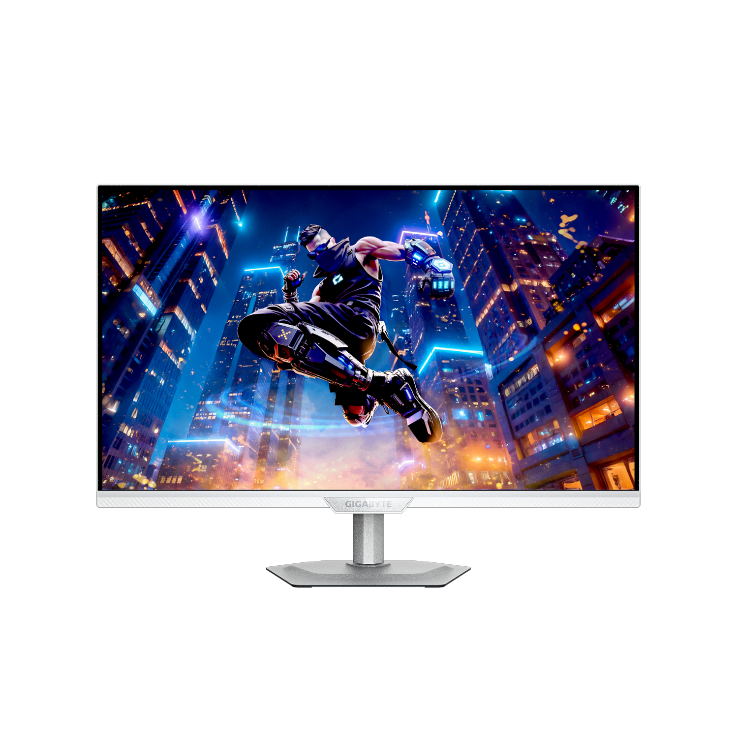 מסך גיימינג לבן Gigabyte M27UP ICE 27" SuperSpeed IPS 4K-UHD 160Hz 1ms