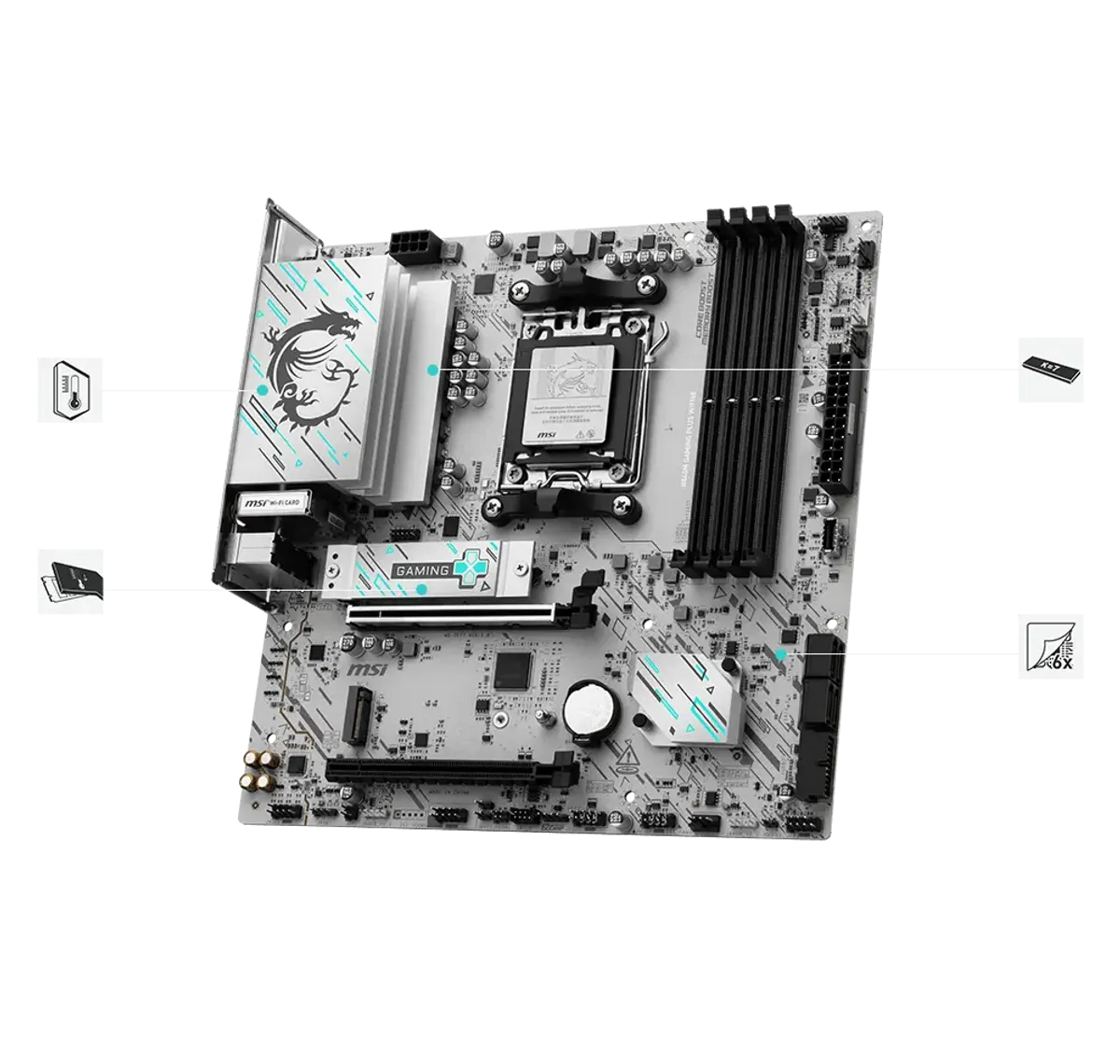 לוח אם MSI B840M Gaming PLUS WIFI6E