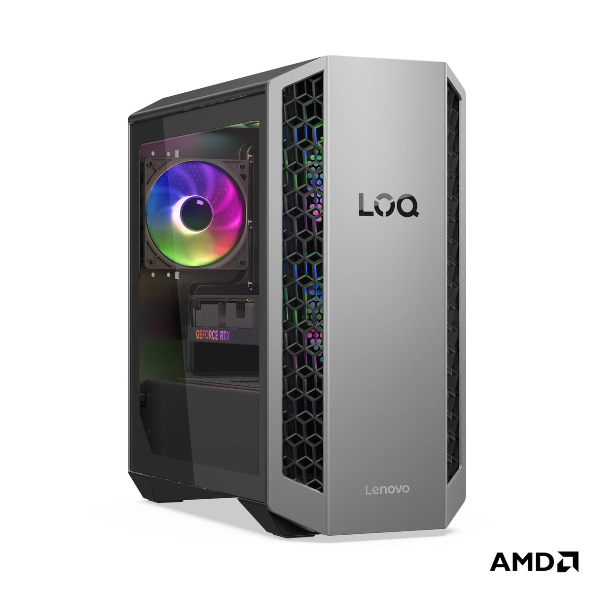 מחשב נייח גיימינג Lenovo LOQ Tower 26ADR10 Ryzen 7 8745HX/32G/1T/RTX5060 TI/3Y-OS