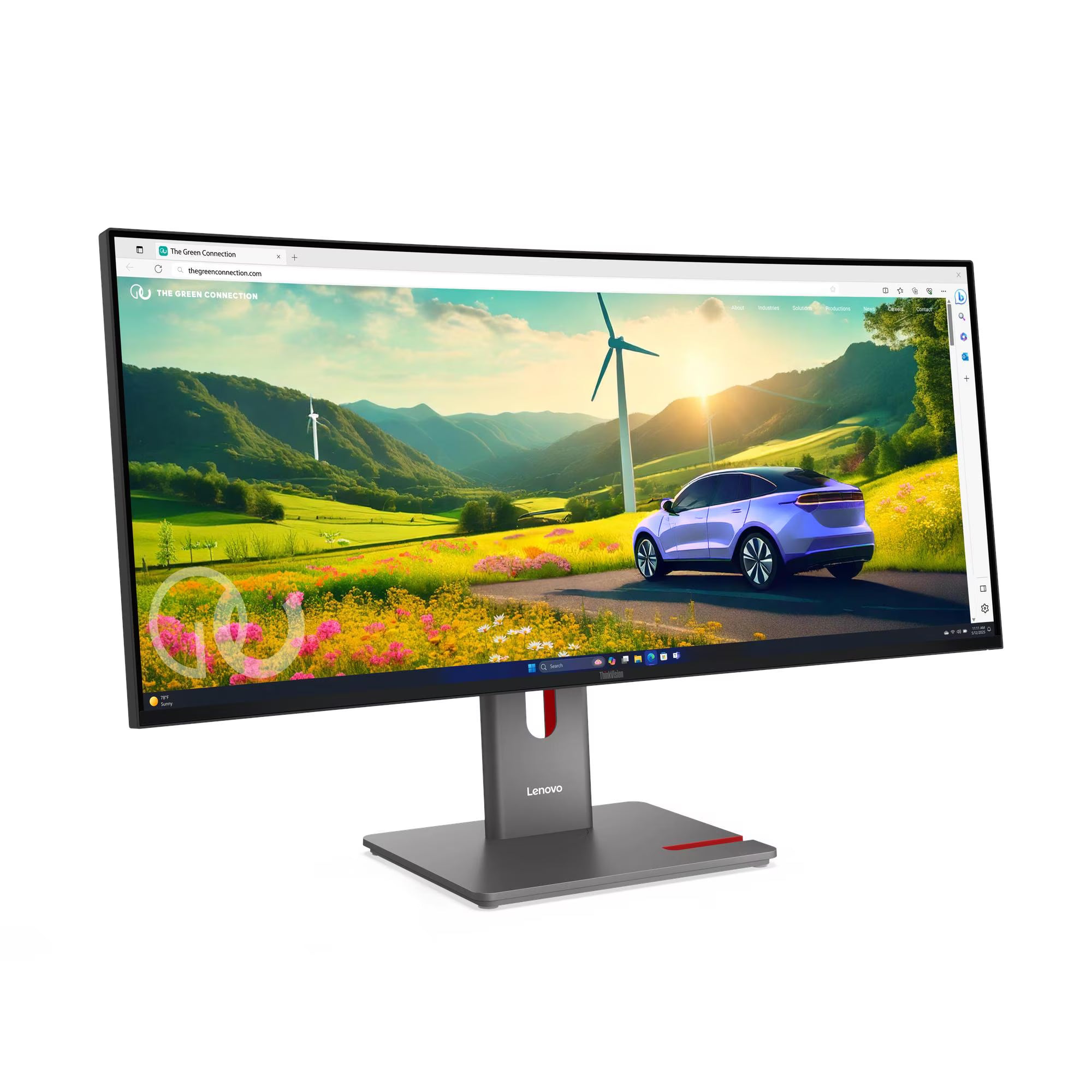 מסך Lenovo ThinkVision P34WD-40 34'' 2K-WQHD IPS