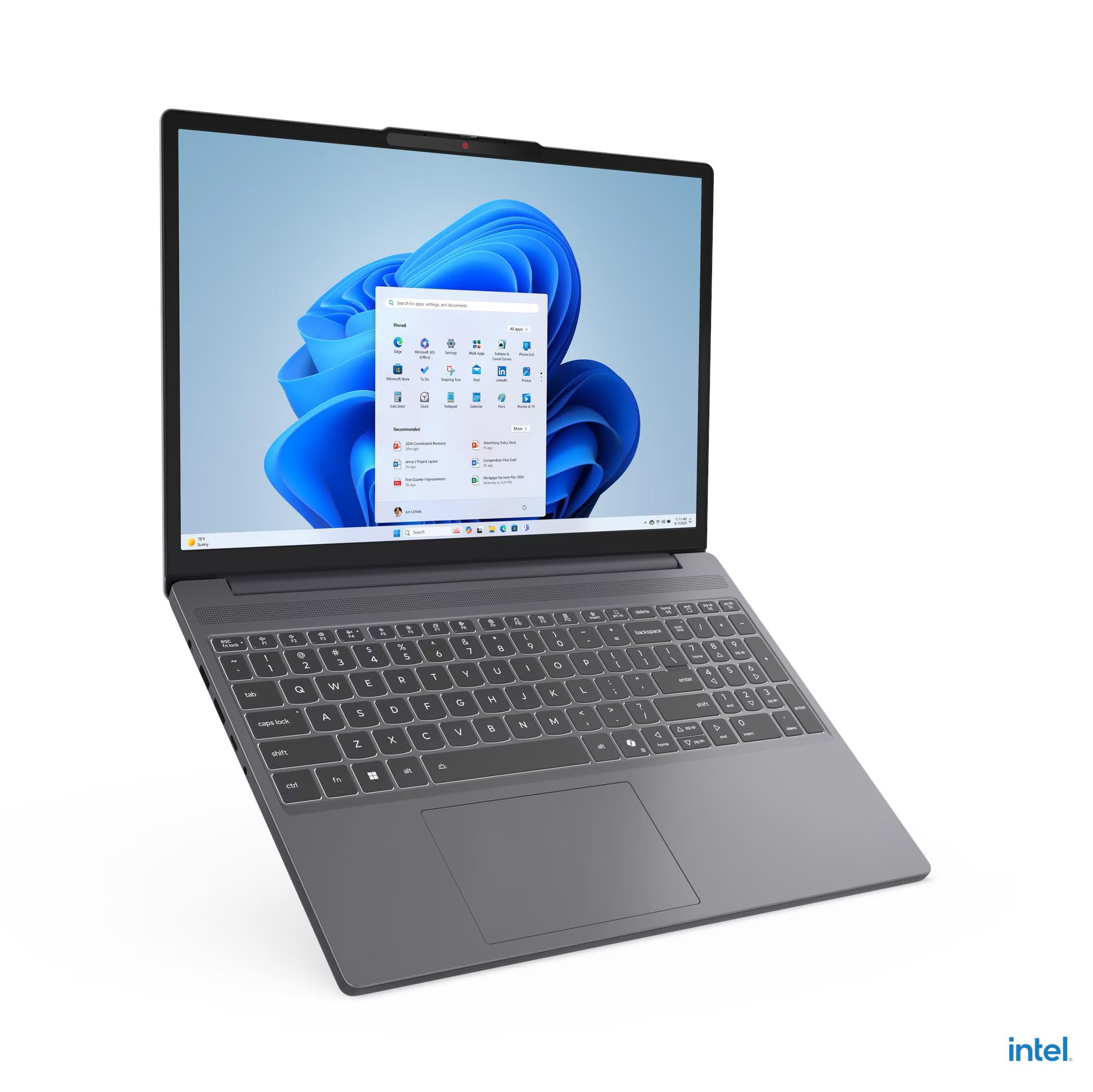 מחשב נייד Lenovo IdeaPad Slim 3 15IRU8 15.3 Core 3 100U/16G/512G/11H/1Y