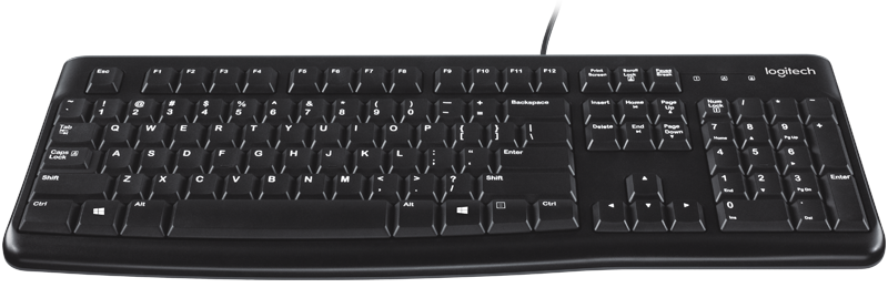 מקלדת חוטית Logitech K120