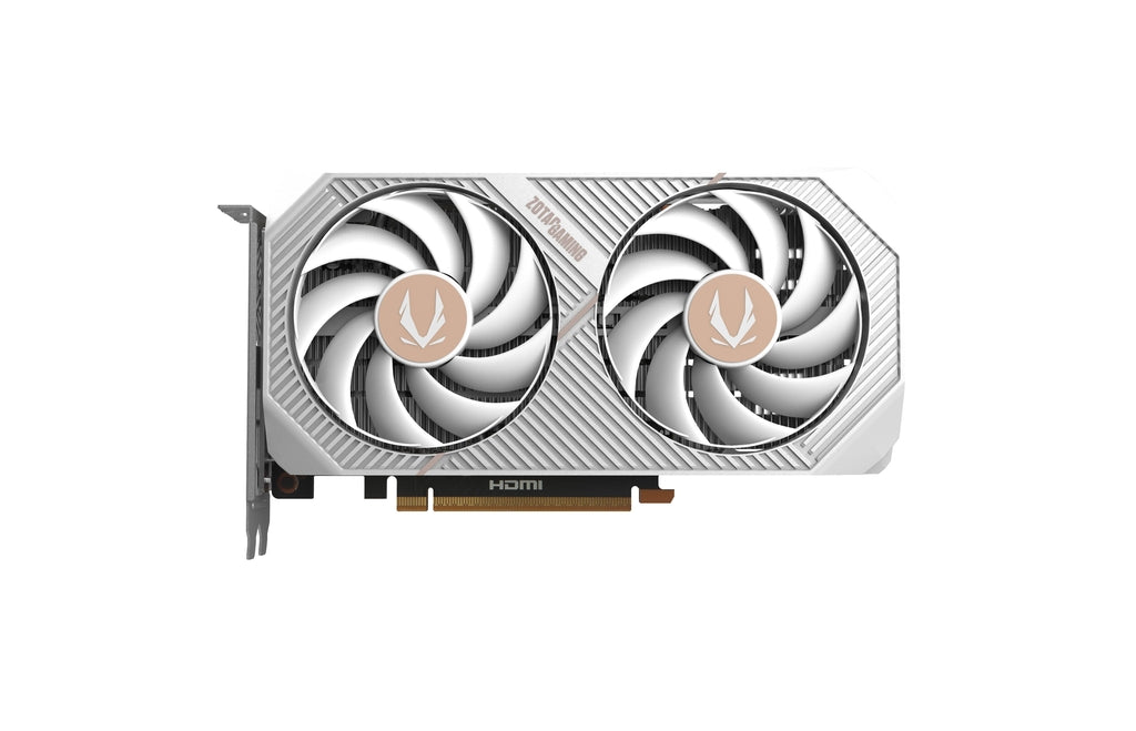כרטיס מסך לבן Zotac GeForce RTX 5050 8G Twin Edge OC