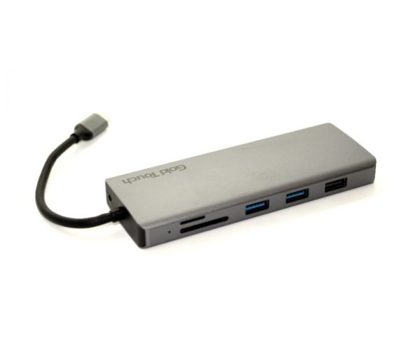 תחנת עגינה GoldTouch Type-C PD DP HDMI VGA Lan