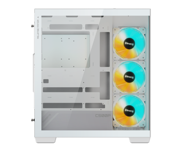 מארז לבן Gigabyte C500 Panoramic Stealth ICE