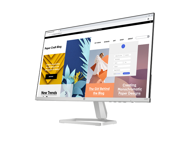 מסך HP 524SF 24'' FHD IPS 1Y