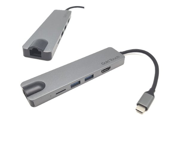 תחנת עגינה GoldTouch Type-C PD HDMI Lan
