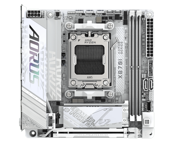 לוח אם GIGABYTE X870I AORUS PRO ICE MINI-ITX