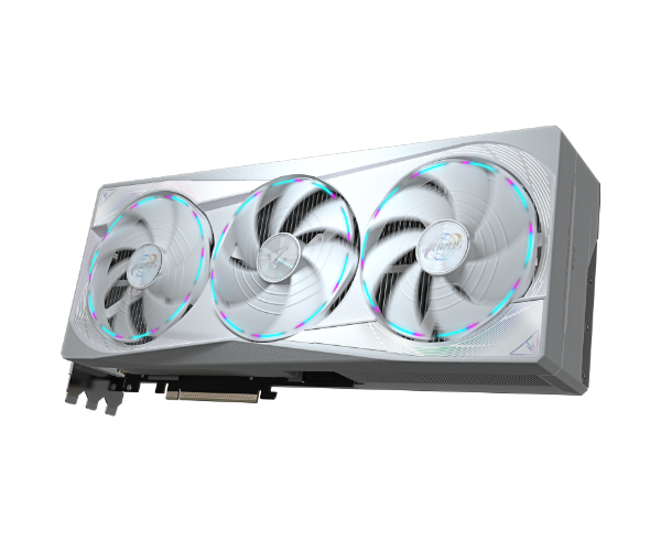 כרטיס מסך לבן Gigabyte GeForce RTX 5080 16GB AORUS Master ICE OC