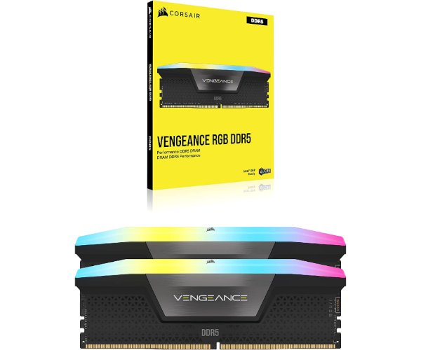 זיכרון לנייח Corsair Vengeance RGB 64GB 2X32 DDR5 6000Mhz