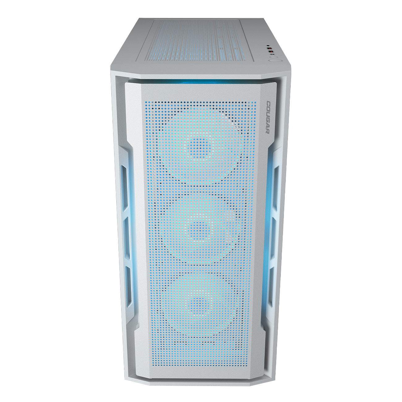מארז בצבע לבן Cougar UNIFACE ARGB
