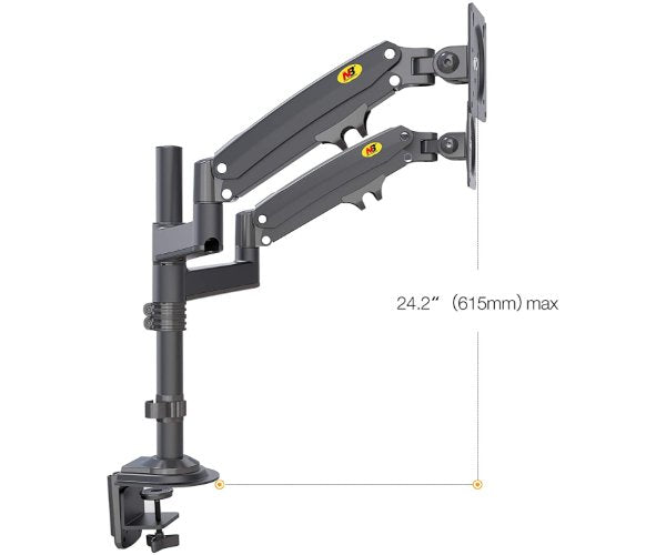 זרוע לשני מסכים NB North Bayou F180 17”-32” 9KG