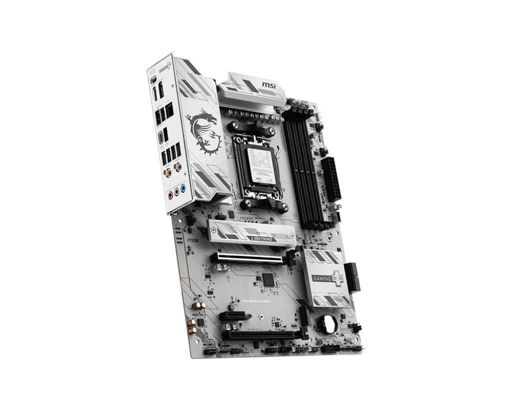 לוח אם לבן MSI B850 GAMING PLUS WI-FI