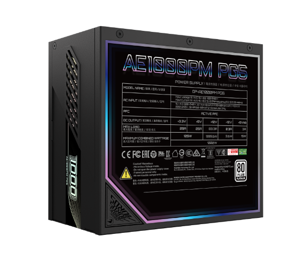 ספק כוח Gigabyte AUROS Elite P1000W 1000W 80+ Platinum
